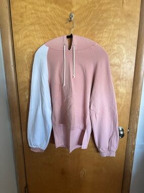 RARE Marzia (2016) Two-Tone Pink and White Hoodie